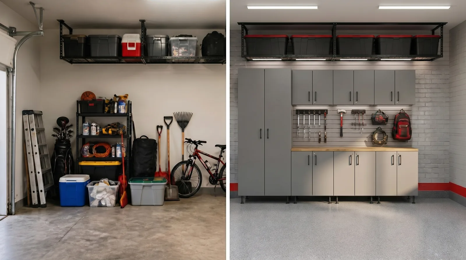 See what organized walls can become. storage installation inspiration